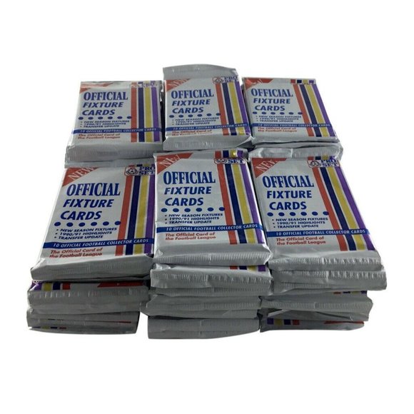 (91) 1991-92 Pro Set Fixtures Soccer Football 10 Card Pack Lot - Picture 1 of 2